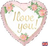 Oaktree 18inch I Love You Blossom - Foil Balloons